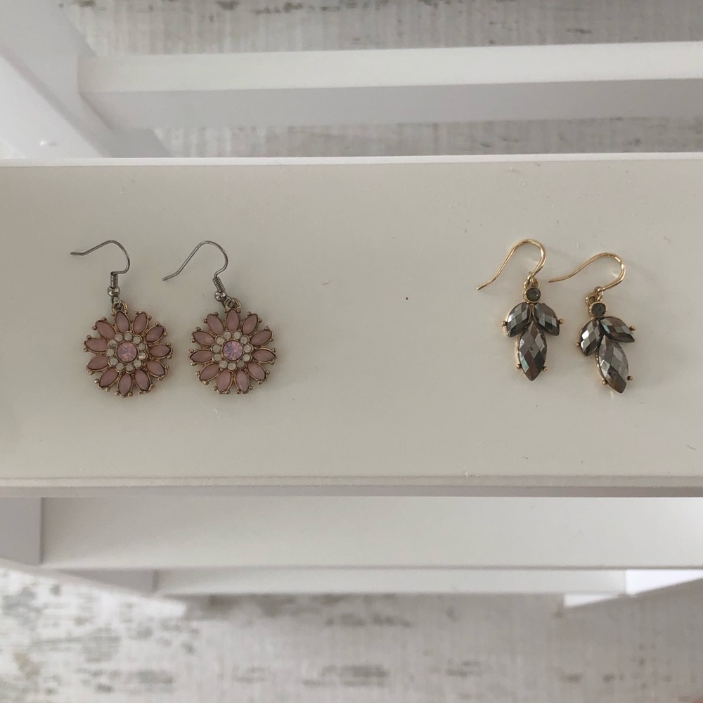 Drop Earrings Set of 2